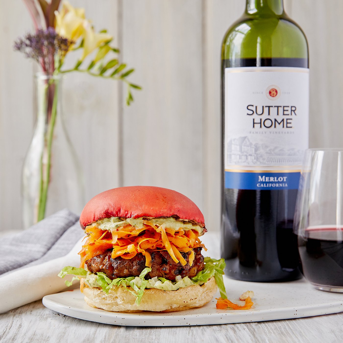 Sweet and Spicy Red Fez Burgers