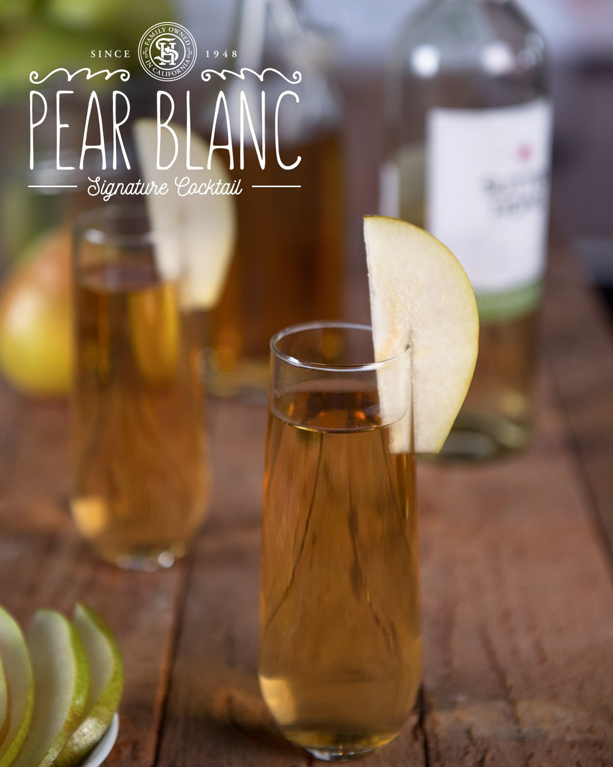 Our Pear Blanc Signature Cocktail: A Toast to the Simple Things in Life We Love