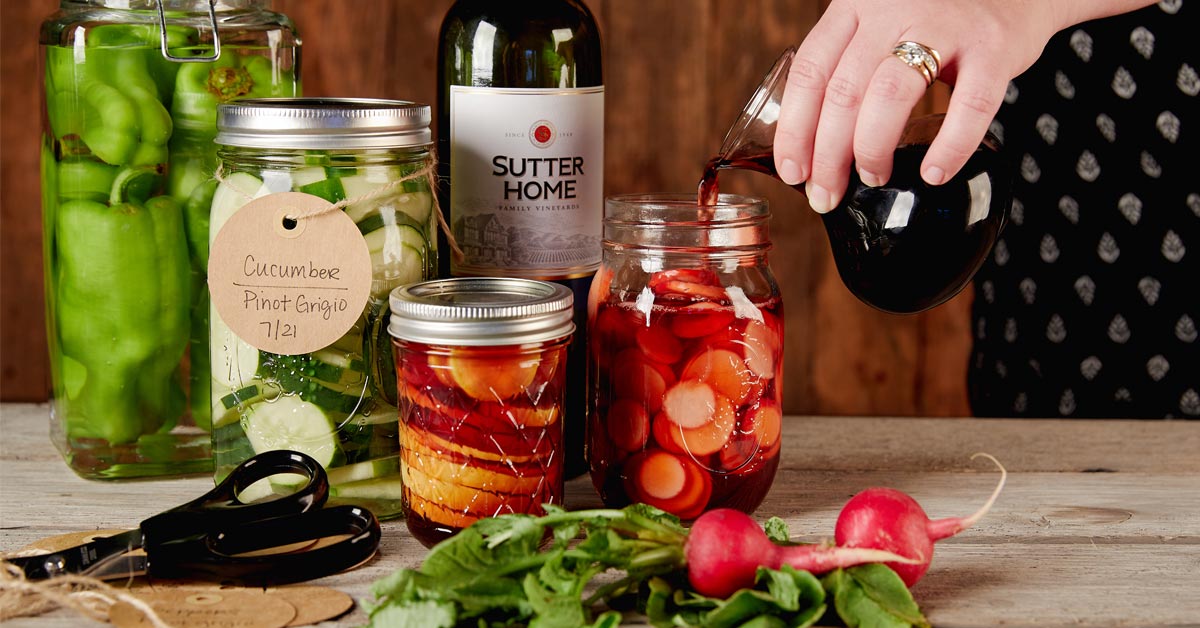 Perfectly Pickled How to Make WineInfused Pickled Veggies Sutter