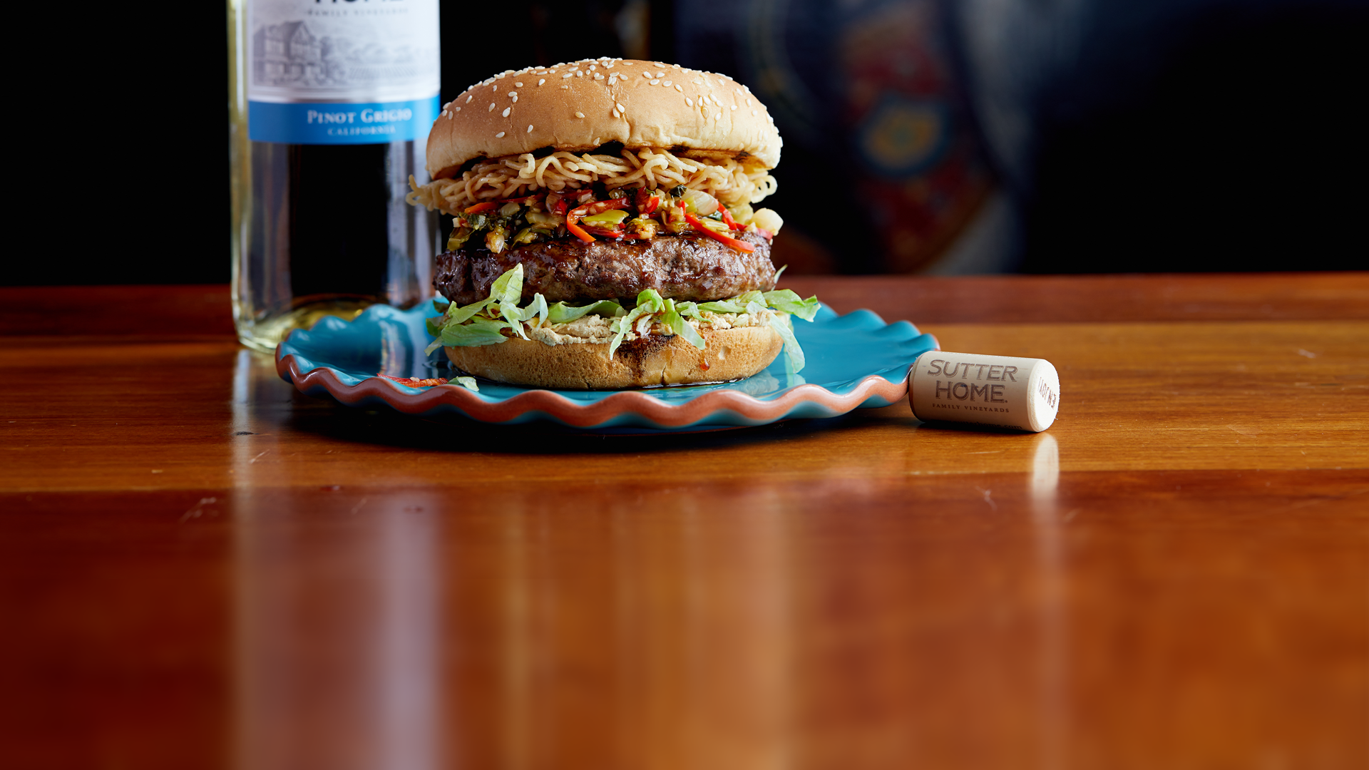 Crunchy Ramen Burger