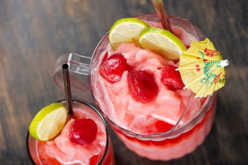 Super Simple Strawberry Margarita