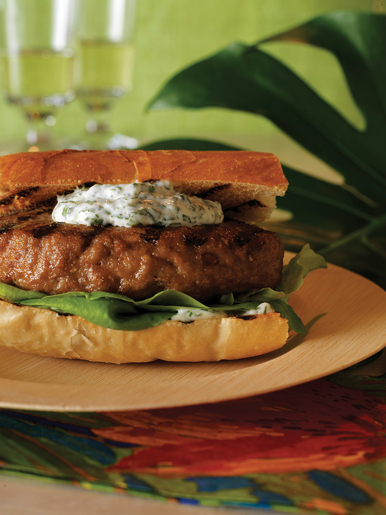 Grilled Pork Burgers Indochine