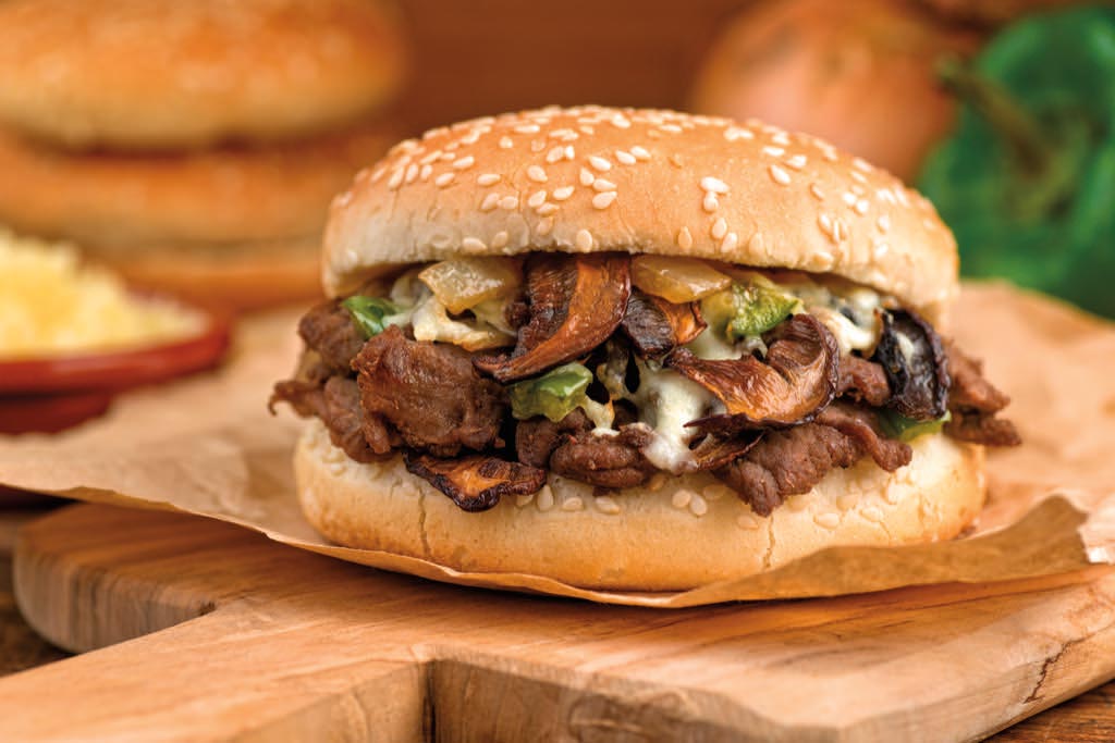 Philly Cheese Steak Burger