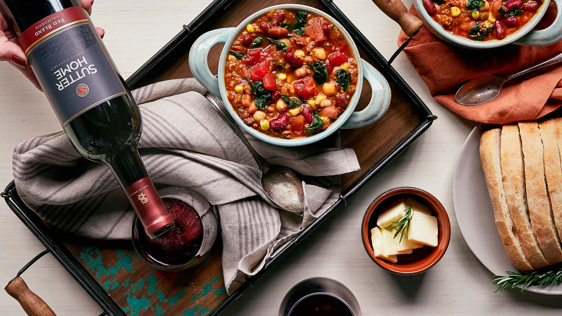 Warm Up with Sutter Home’s Hearty Chili and Red Blend for Dinner Tonight