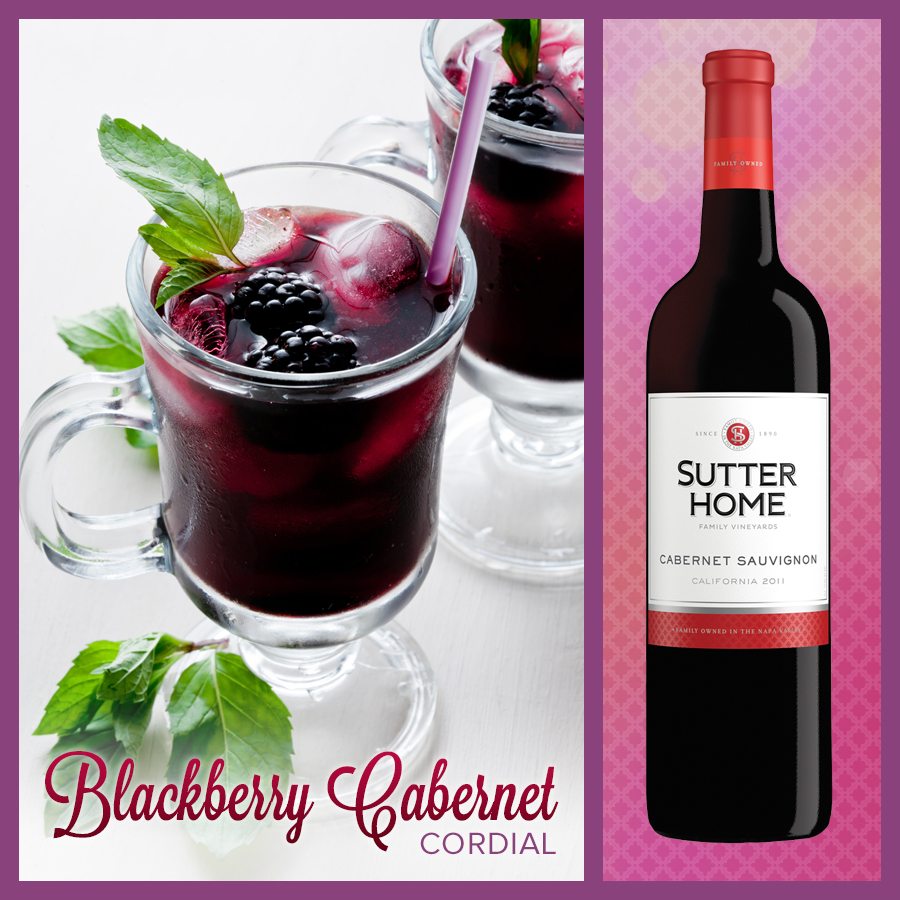 Sutter Home Wine Cocktail Blackberry Cordial Sutter Home