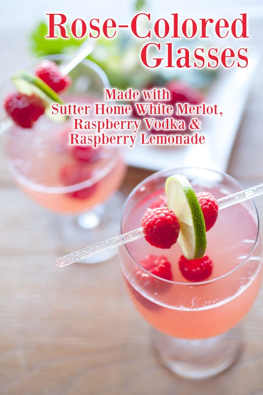 Pink Wine Cocktail Time! Try RoseColored Glasses Sutter Home Family