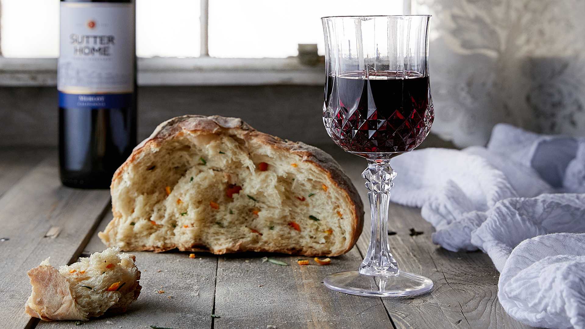 Irresistible Together: Sutter Home Merlot and Our Homemade Bread Recipe