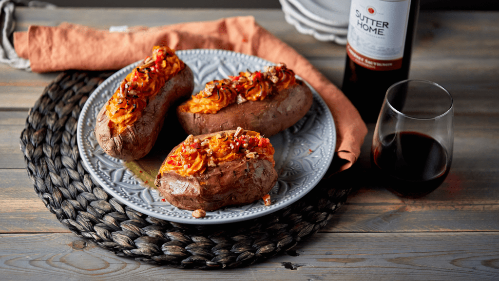 The Side Dish That’s Twice as Nice And Delicious Too: Twice Baked Sweet Potatoes - Sutter Home Famil