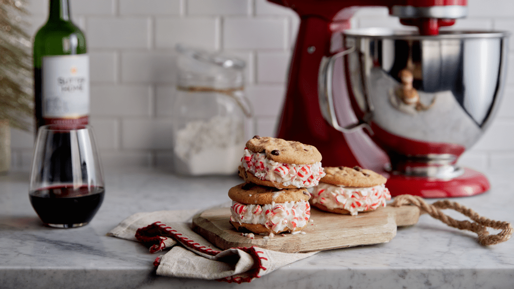 Take a Trip Down Candy Cane Lane with Our Peppermint Ice Cream Cookie Sandwiches​ - Sutter Home Fami