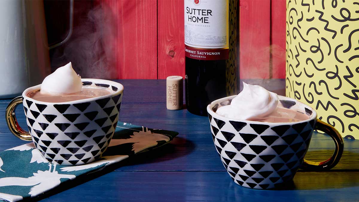 Hot Cocoa & Sutter Home Wine Make for a Very Festive Cocktail​