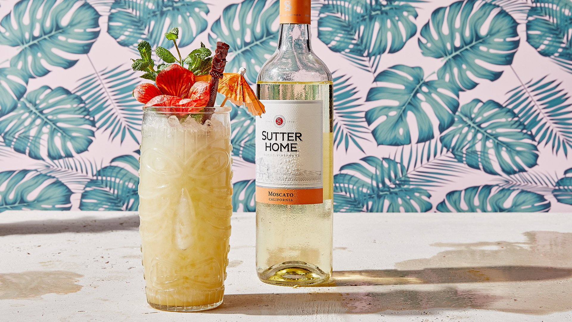 Our Sutter Home Moscato Tiki Cocktail — a Taste of the Tropics
