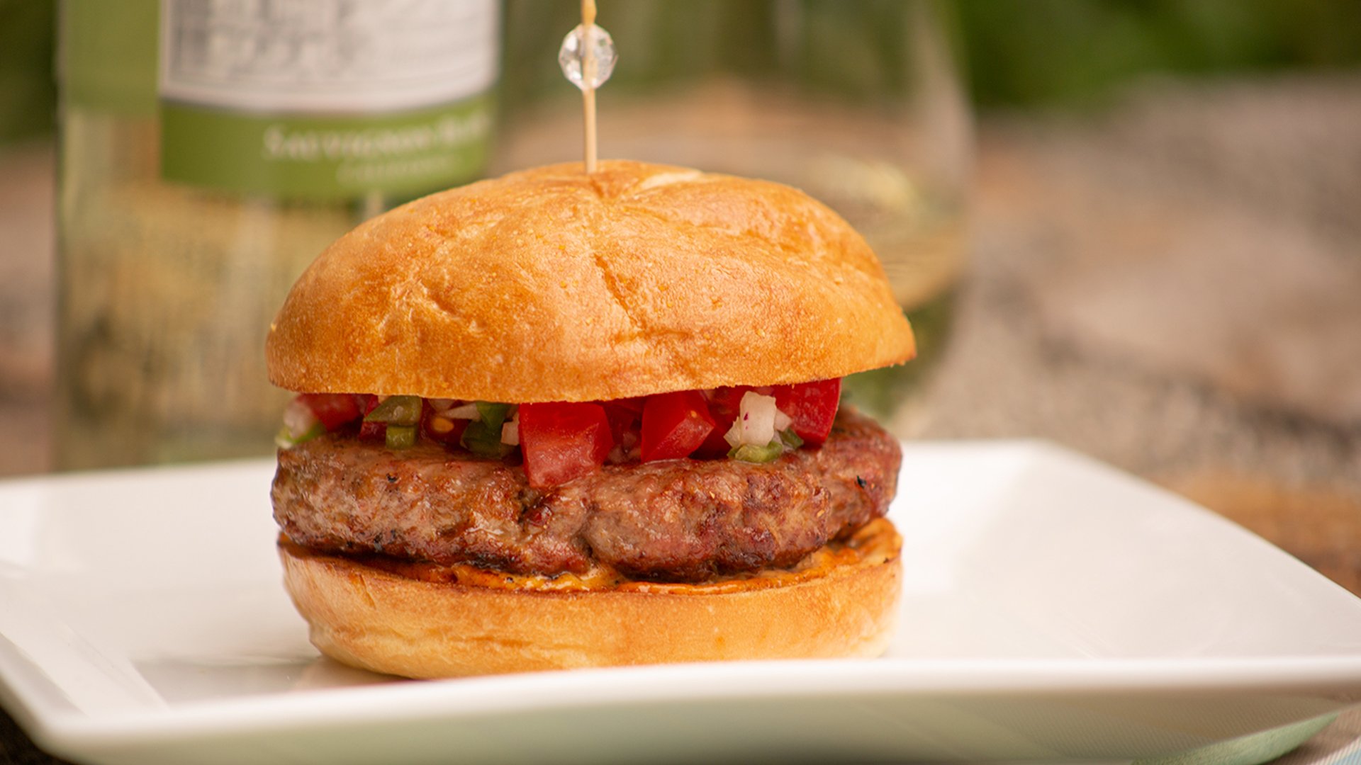 Ethiopian-Inspired Lamb Burger