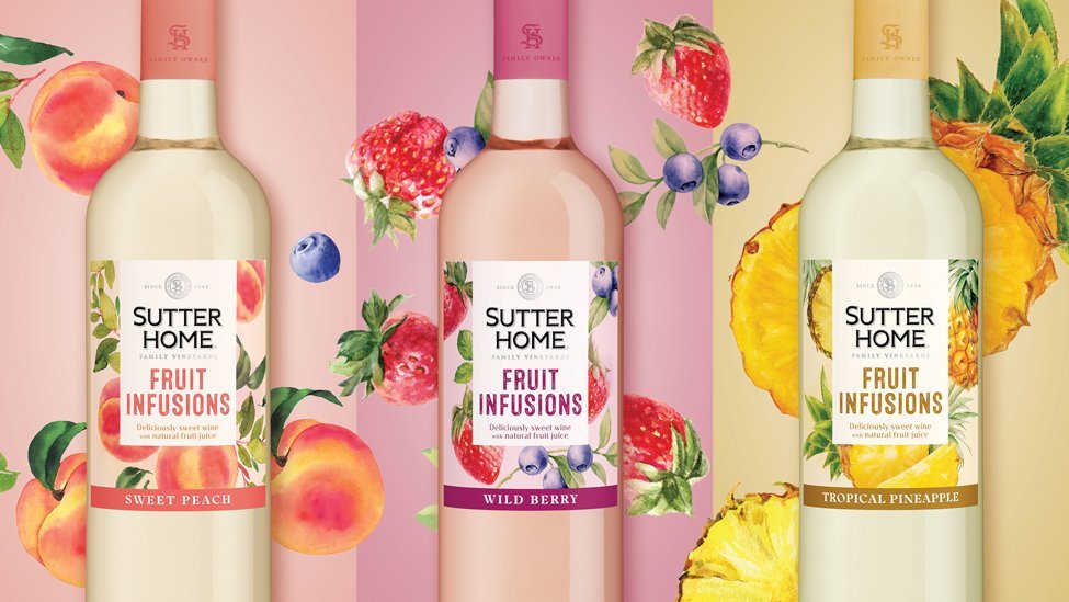 Sutter Home Family Vineyards Grows Portfolio with New Fruit Infusions