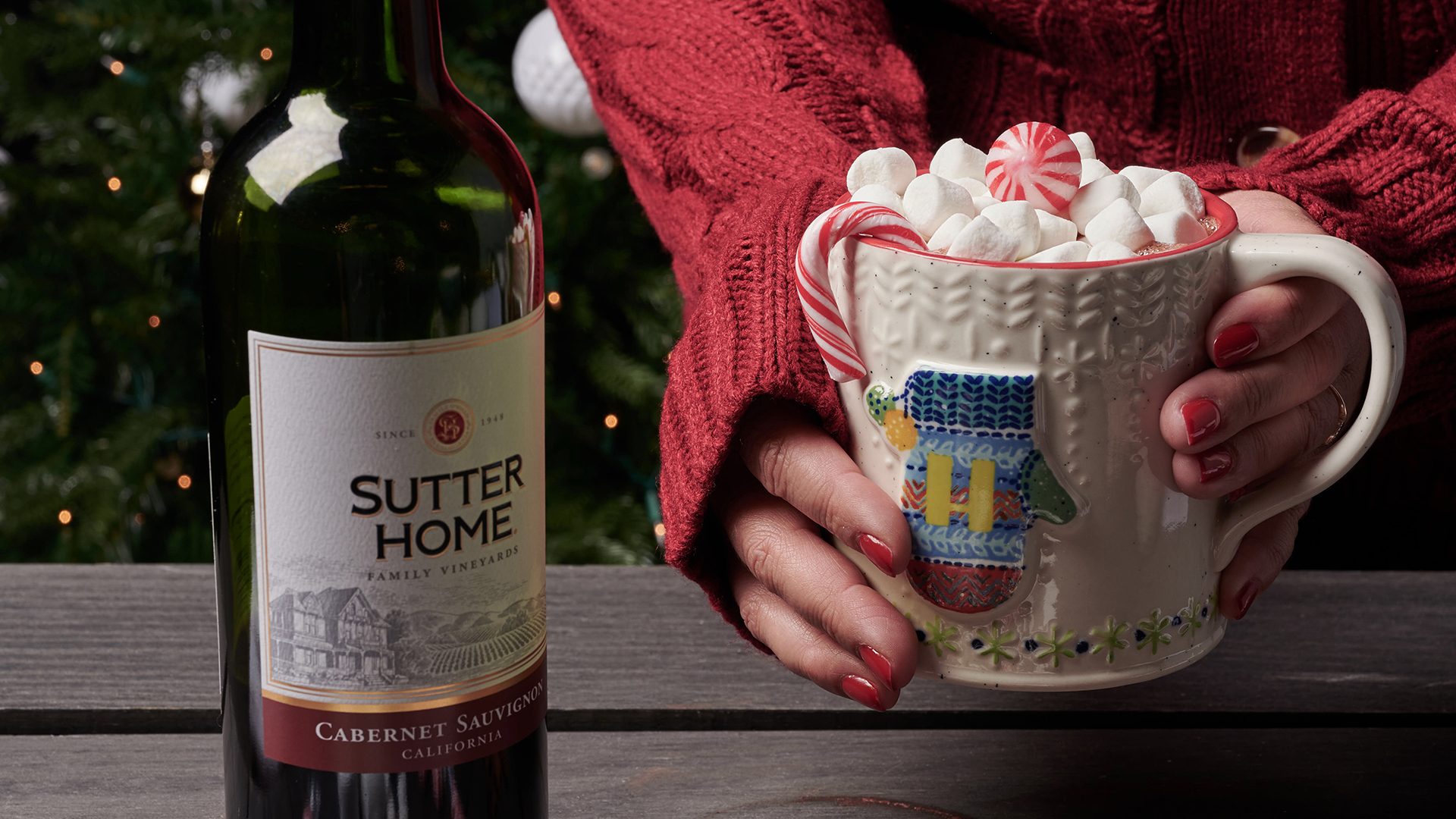 Our Sutter Home Red Wine Hot Chocolate Is Like a Warm Smile 
