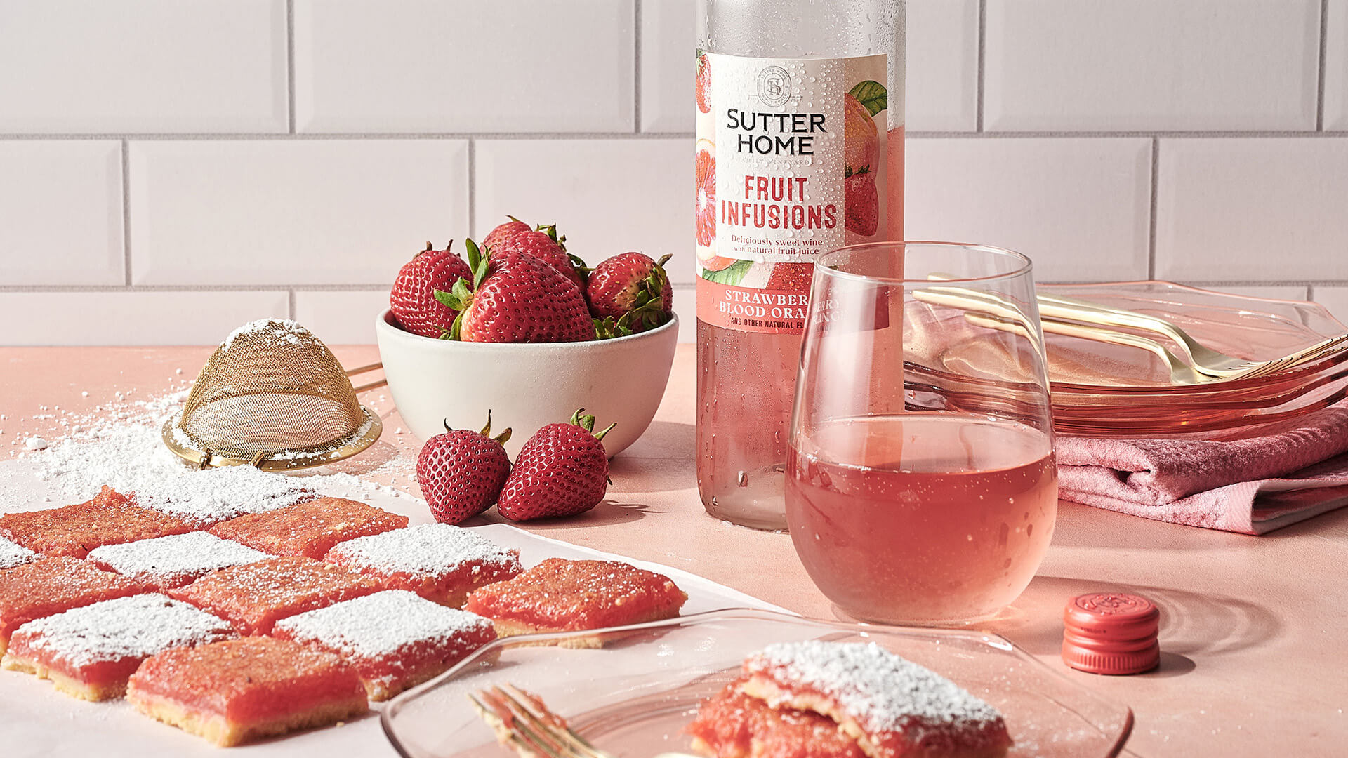 Strawberry Lemon Bars