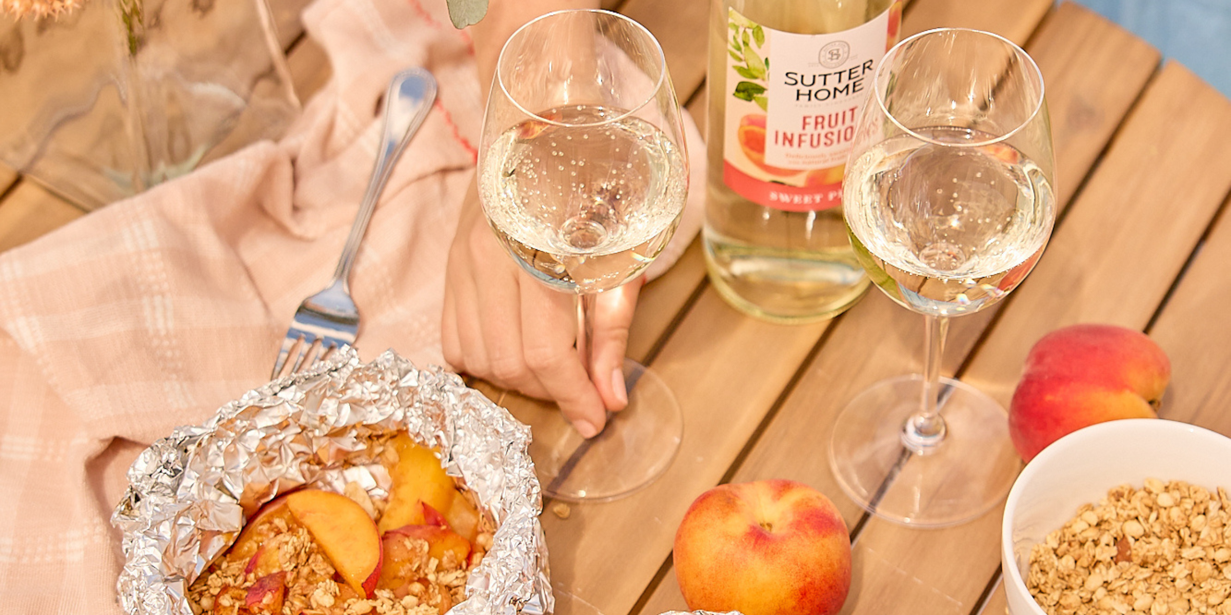 Easy, No Fuss Peach Cobbler for the Campsite or Grill