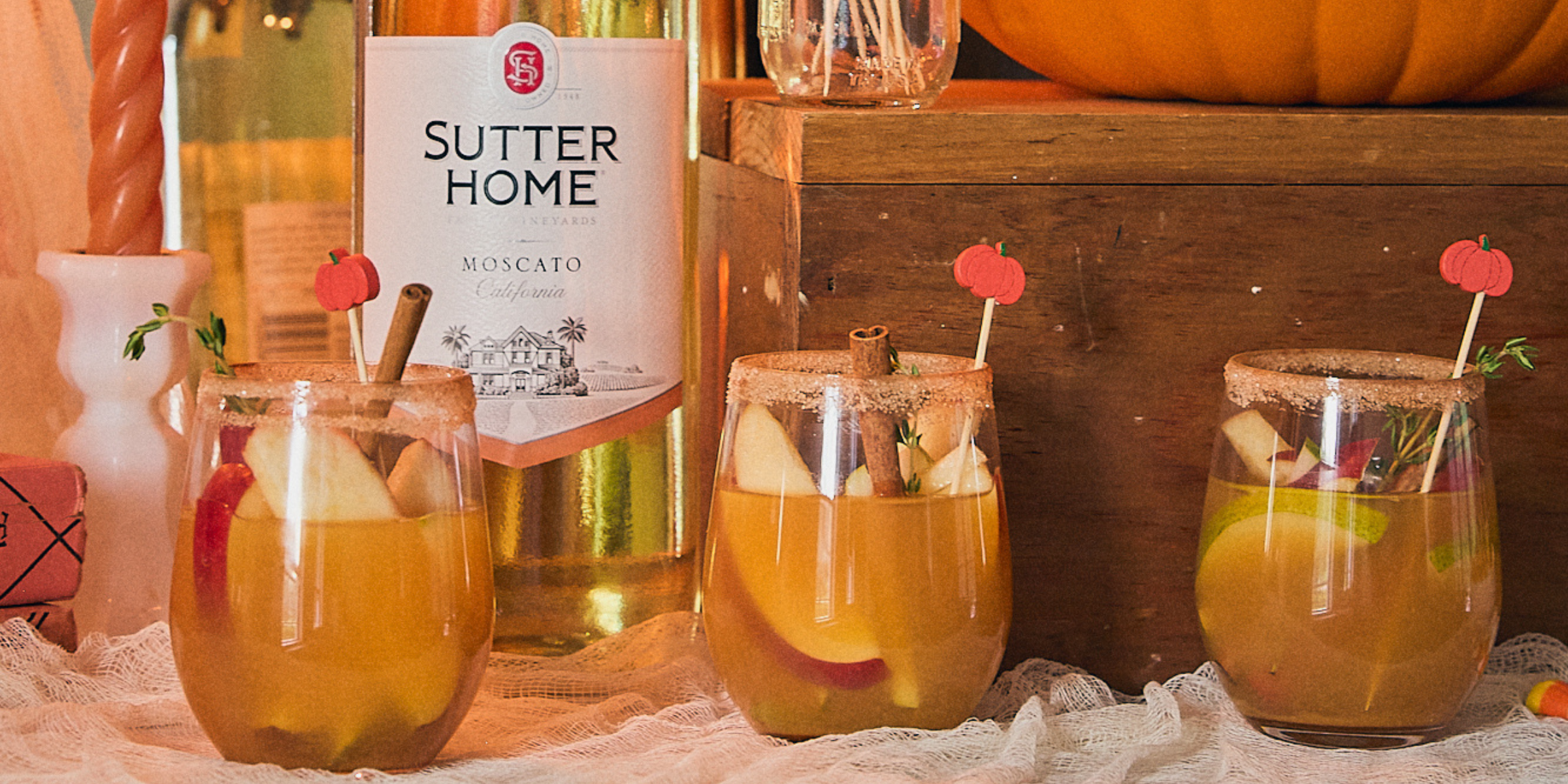 Perfect for Fall — Apple Cider Wine Cocktail